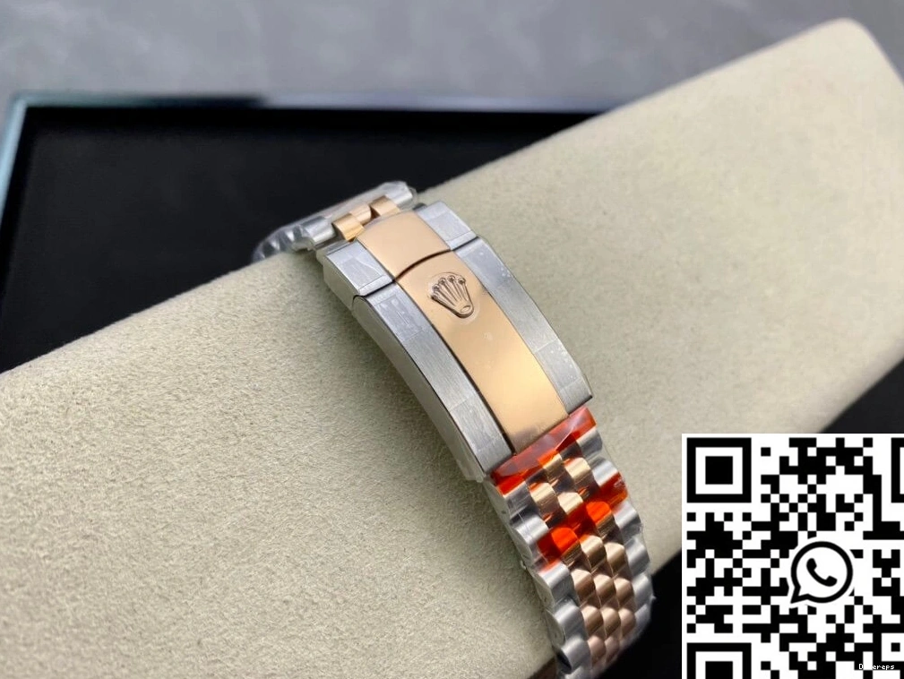 EW M126231-0013 Gold Rose Factory Rolex Datejust 0309